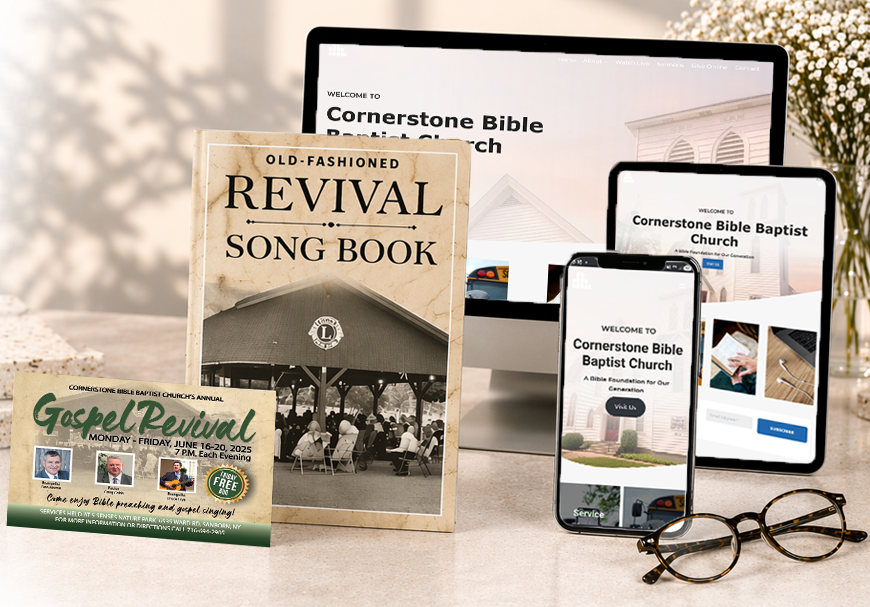 Church website design project